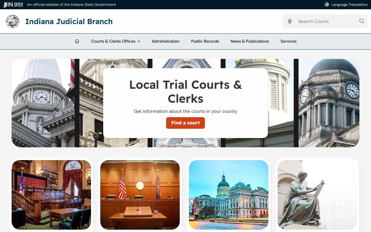 Dearborn County court dockets Indiana court directory