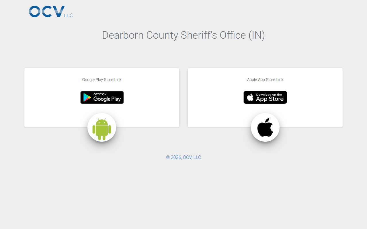 Dearborn County inmate records sheriff mobile app access